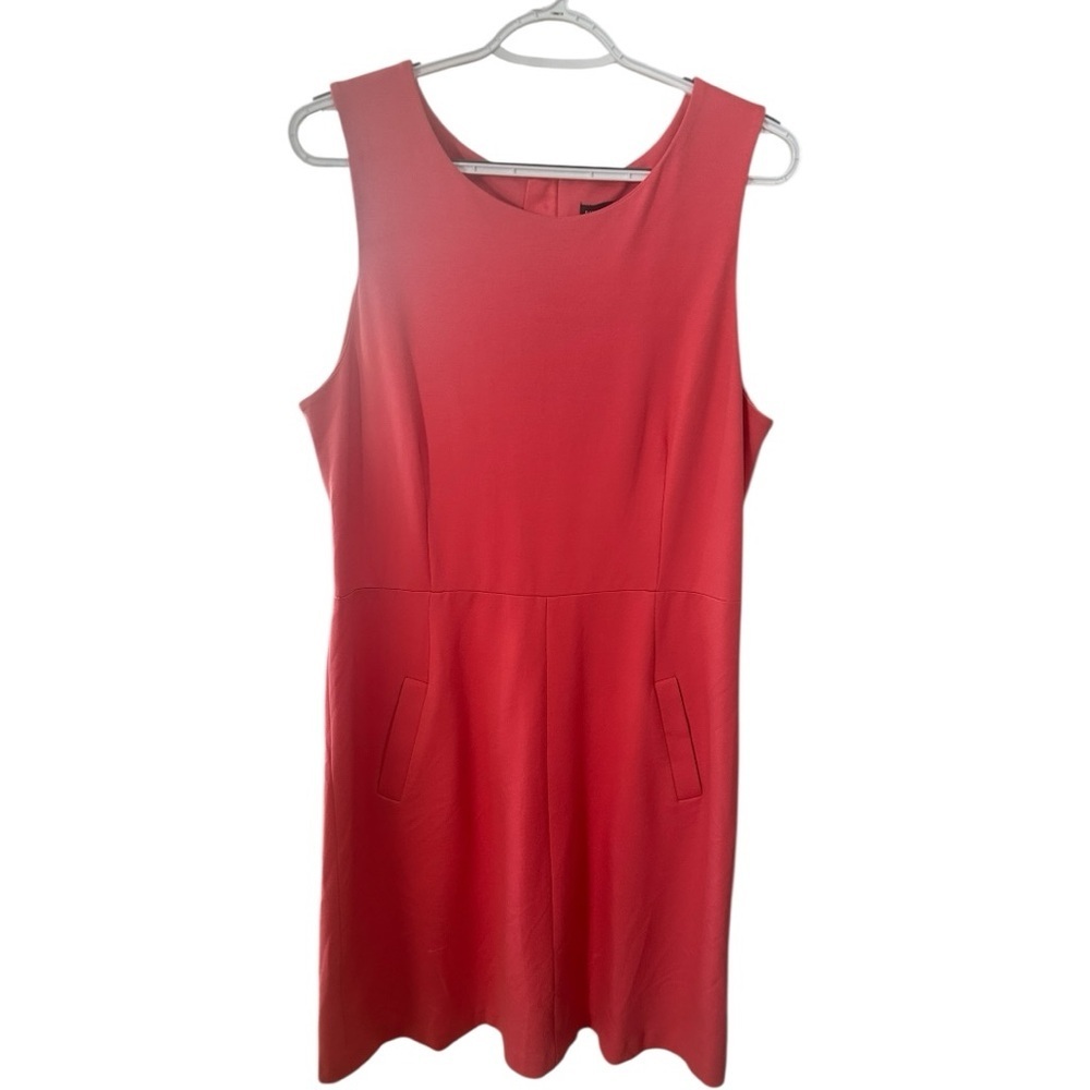 Banana Republic Mad Men Collection Red Fit & Flare Dress Size 14 - Picture 8 of 10